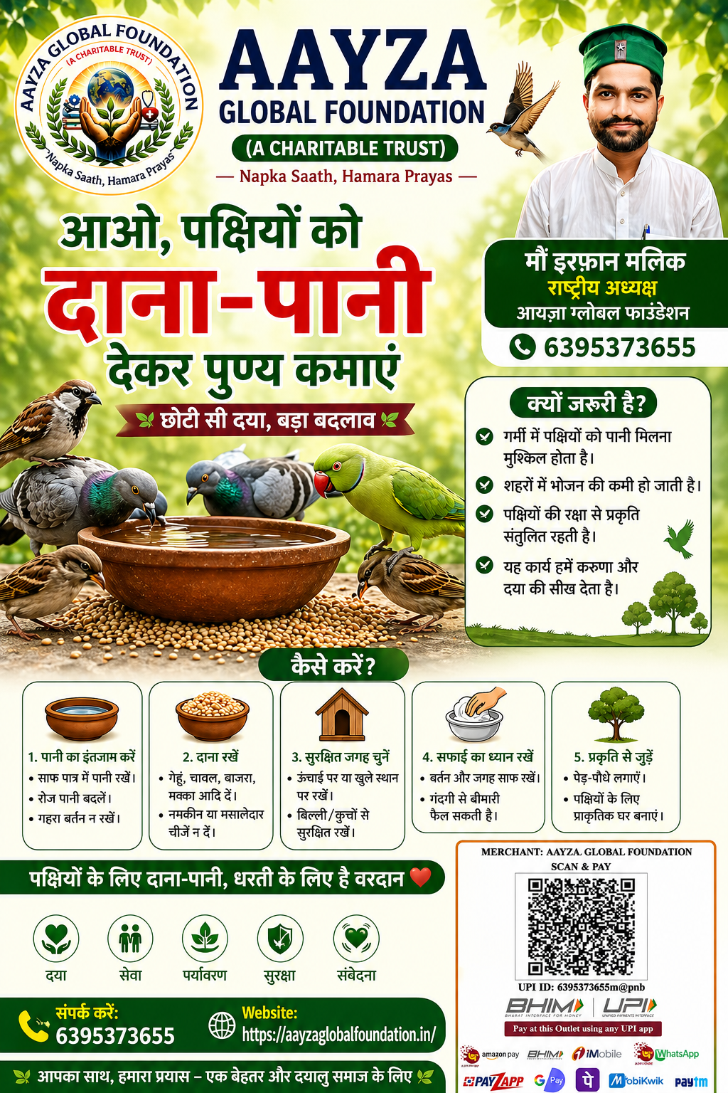 Feed Birds, Save Lives